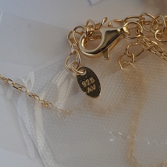 Argento Vivo 925 Sterling Silver Cubic Zirconia Heart Pendant Necklace - Picture 3 of 8